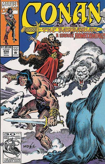 Conan The Barbarian (1970)   n° 258 - Marvel Comics