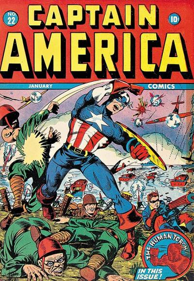 Captain America Comics (1941)   n° 22 - Timely Publications