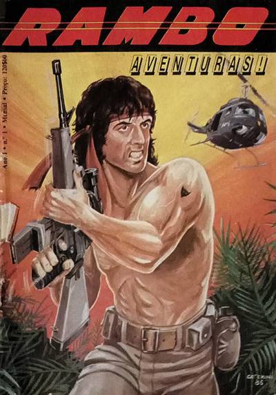 Rambo: Aventuras! (1986)   n° 1 - Impala, Sociedade Editorial
