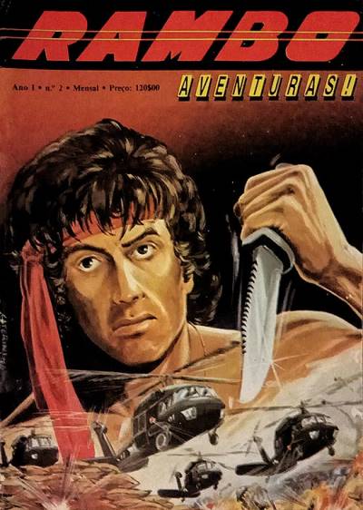 Rambo: Aventuras! (1986)   n° 2 - Impala, Sociedade Editorial