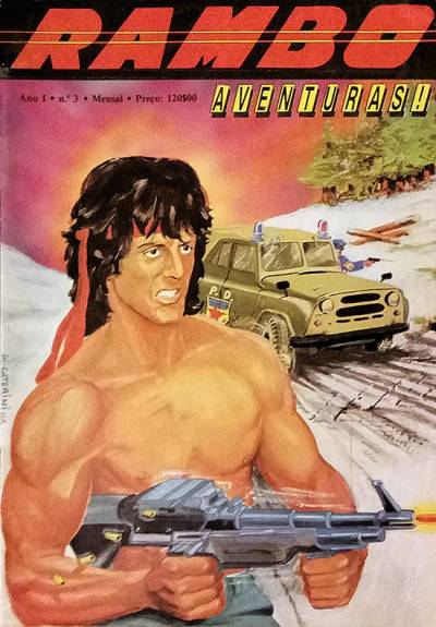 Rambo: Aventuras! (1986)   n° 3 - Impala, Sociedade Editorial