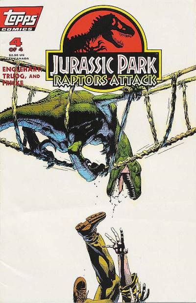 Jurassic Park: Raptors Attack (1994)   n° 4 - Topps