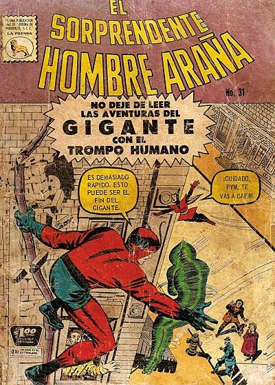 El Sorprendente Hombre Araña (1963)   n° 31 - La Prensa S.C.L.