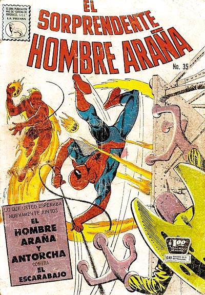 El Sorprendente Hombre Araña (1963)   n° 35 - La Prensa S.C.L.