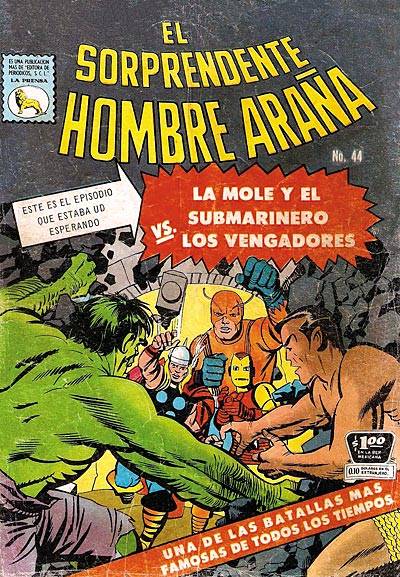 El Sorprendente Hombre Araña (1963)   n° 44 - La Prensa S.C.L.