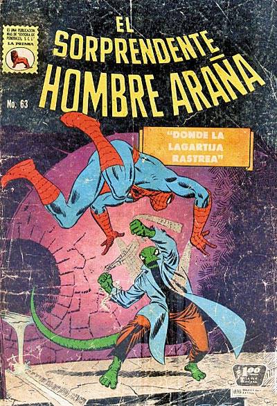 El Sorprendente Hombre Araña (1963)   n° 63 - La Prensa S.C.L.