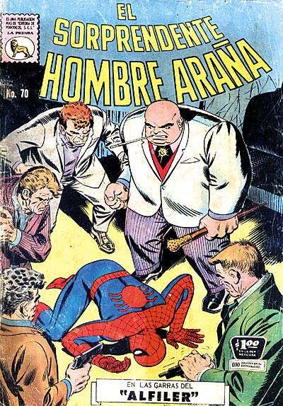 El Sorprendente Hombre Araña (1963)   n° 70 - La Prensa S.C.L.