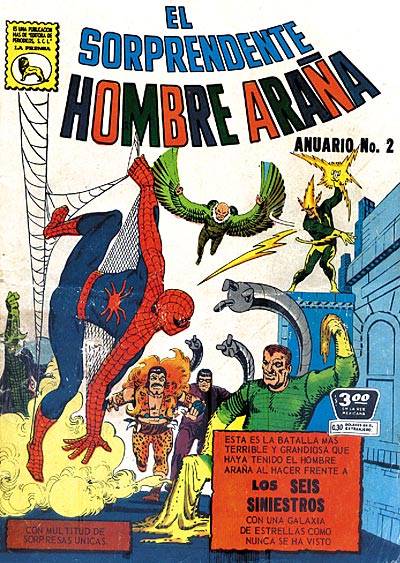 El Sorprendente Hombre Araña Anuario   n° 2 - La Prensa S.C.L.