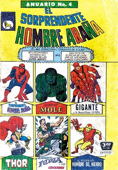 El Sorprendente Hombre Araña Anuario   n° 4 - La Prensa S.C.L.