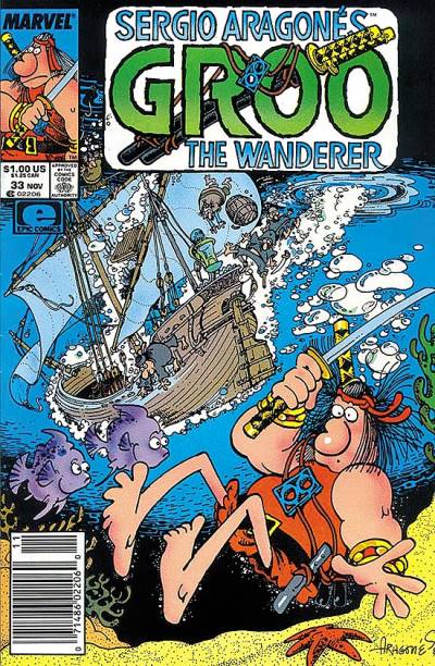 Groo, The Wanderer (1985)   n° 33 - Marvel Comics