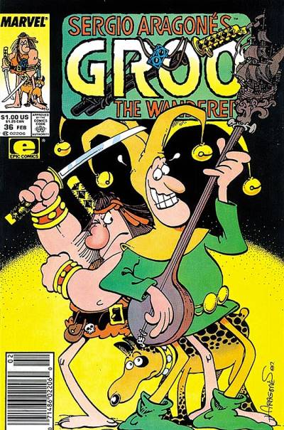 Groo, The Wanderer (1985)   n° 36 - Marvel Comics