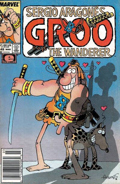 Groo, The Wanderer (1985)   n° 49 - Marvel Comics
