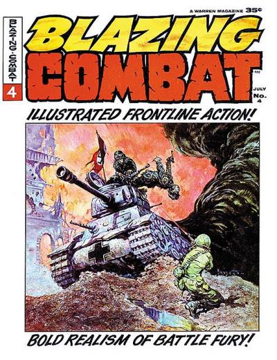 Blazing Combat (1965)   n° 4 - Warren Publishing