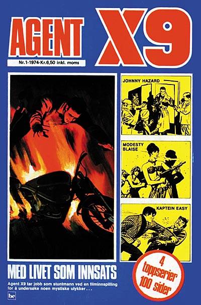 Agent X9 (1974)   n° 1 - Nordisk Forlag