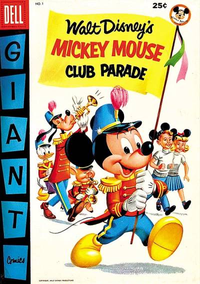 Walt Disney's Mickey Mouse Club Parade (1955)   n° 1 - Dell