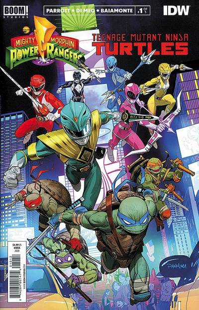 Mighty Morphin Power Rangers & Teenage Mutant Ninja Turtles (2019)   n° 1 - Boom Studios!/ Idw Publishing