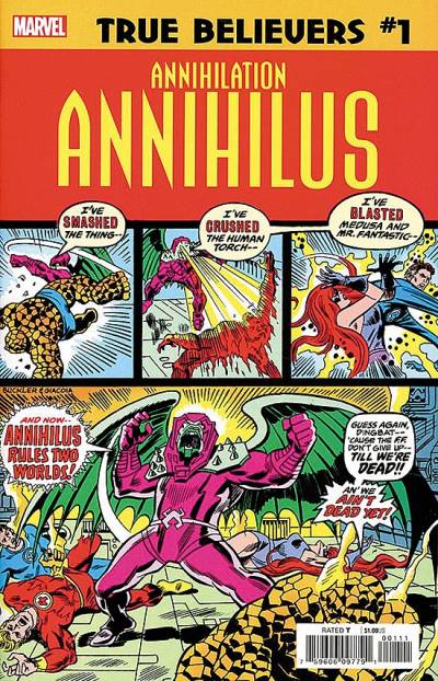True Believers: Annihilation: Annihilus (2019)   n° 1 - Marvel Comics