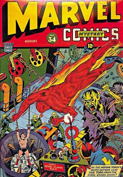Marvel Mystery Comics (1939)   n° 34 - Timely Publications