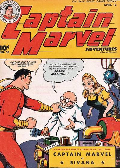 Captain Marvel Adventures (1941)   n° 58 - Fawcett