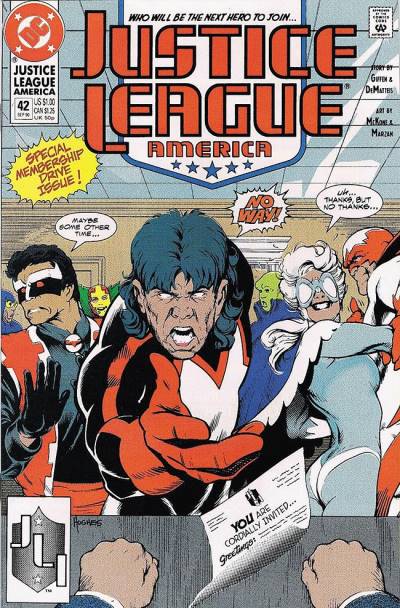 Justice League America (1989)   n° 42 - DC Comics