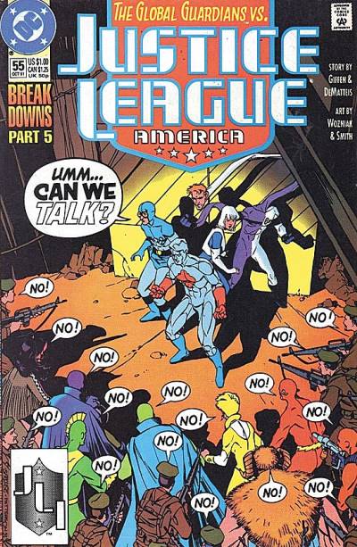 Justice League America (1989)   n° 55 - DC Comics