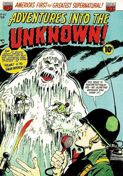 Adventures Into The Unknown (1948)   n° 40 - Acg (American Comics Group)