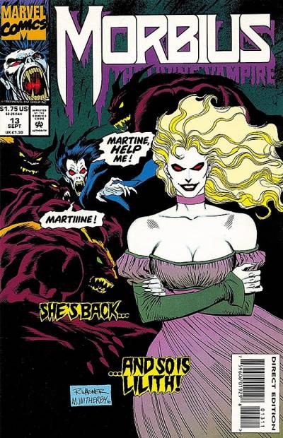 Morbius: The Living Vampire (1992)   n° 13 - Marvel Comics