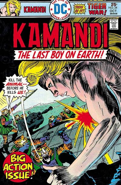 Kamandi, The Last Boy On Earth (1972)   n° 34 - DC Comics