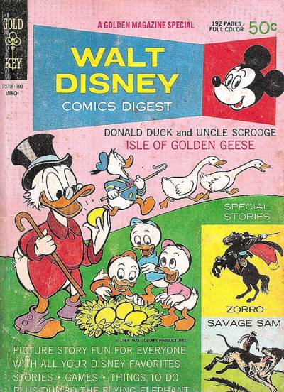 Walt Disney Comics Digest (1968)   n° 9 - Gold Key