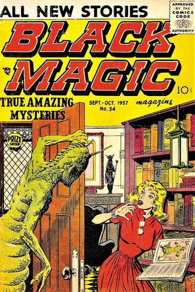 Black Magic (1950)   n° 34 - Prize Publications