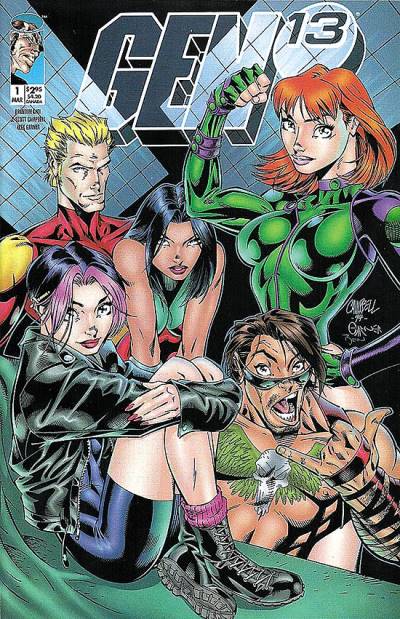 Gen 13 (1995)   n° 1 - Image Comics