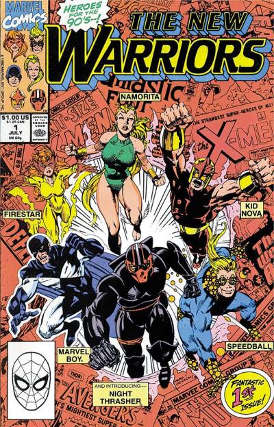 New Warriors (1990)   n° 1 - Marvel Comics