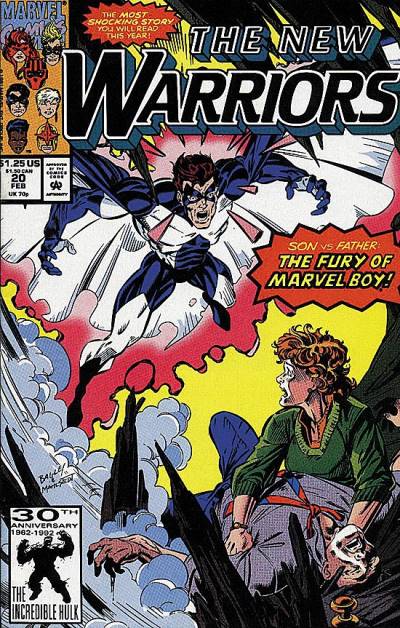 New Warriors (1990)   n° 20 - Marvel Comics