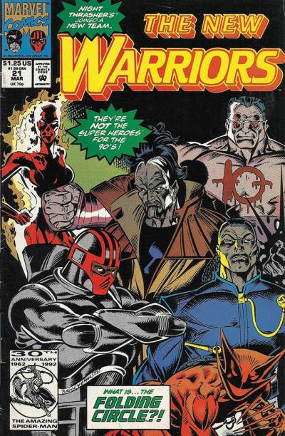New Warriors (1990)   n° 21 - Marvel Comics