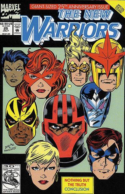 New Warriors (1990)   n° 25 - Marvel Comics