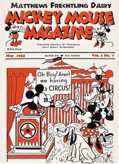 Mickey Mouse Magazine (2nd Series) (1933)   n° 7 - Walt Disney
