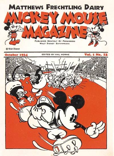 Mickey Mouse Magazine (2nd Series) (1933)   n° 12 - Walt Disney