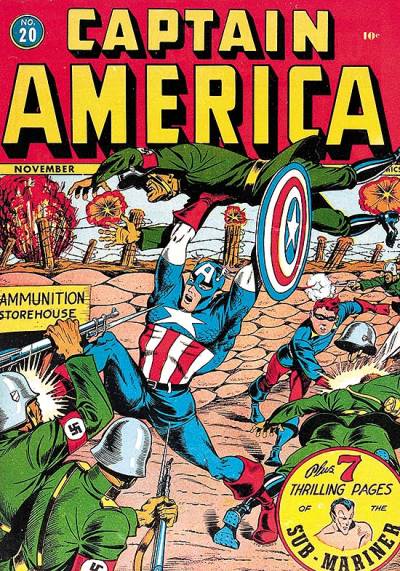 Captain America Comics (1941)   n° 20 - Timely Publications