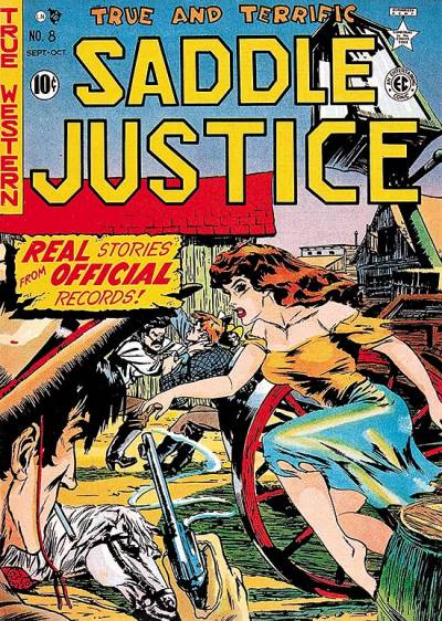 Saddle Justice (1948)   n° 8 - E.C. Comics