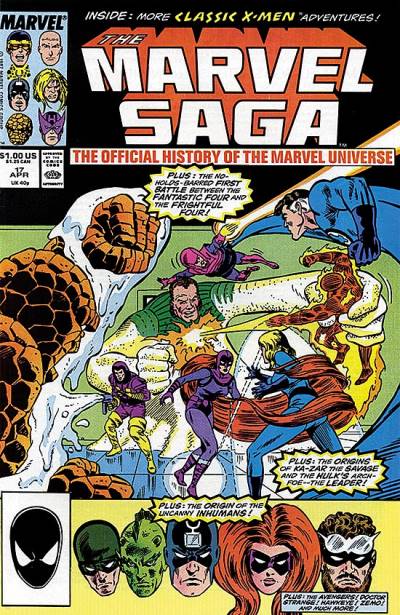 Marvel Saga, The: The Official History of The Marvel Universe (1985)   n° 17 - Marvel Comics