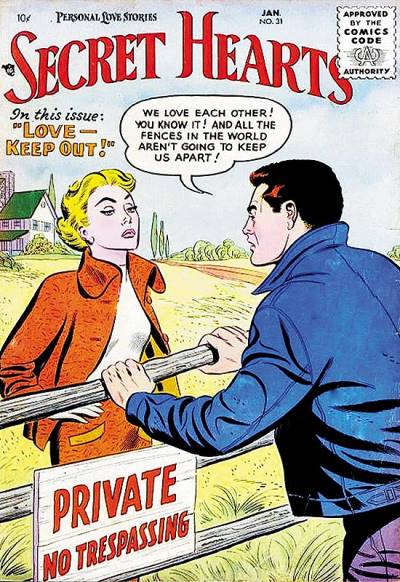 Secret Hearts (1949)   n° 31 - DC Comics