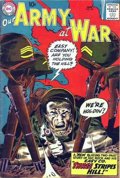 Our Army At War (1952)   n° 90 - DC Comics