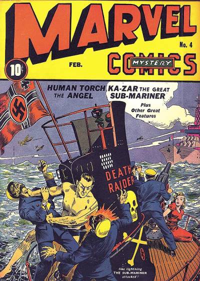 Marvel Mystery Comics (1939)   n° 4 - Timely Publications