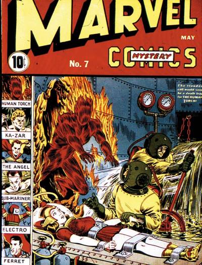 Marvel Mystery Comics (1939)   n° 7 - Timely Publications
