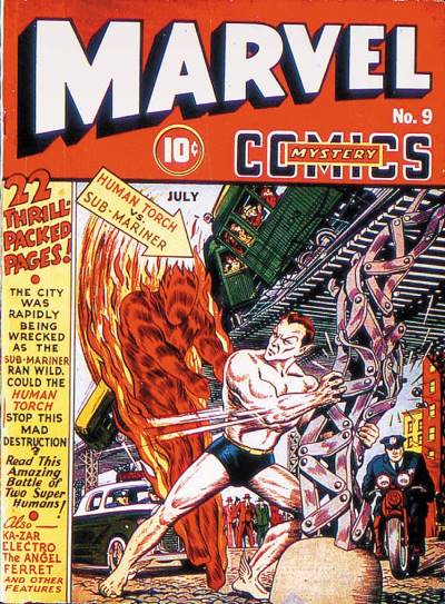 Marvel Mystery Comics (1939)   n° 9 - Timely Publications