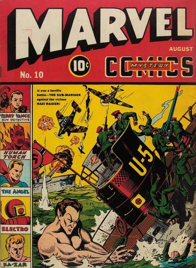 Marvel Mystery Comics (1939)   n° 10 - Timely Publications