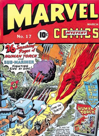 Marvel Mystery Comics (1939)   n° 17 - Timely Publications