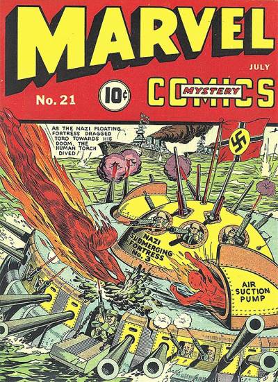 Marvel Mystery Comics (1939)   n° 21 - Timely Publications