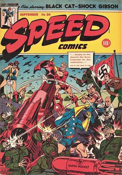 Speed Comics (1941)   n° 34 - Harvey Comics