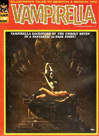 Vampirella (1969)   n° 8 - Warren Publishing